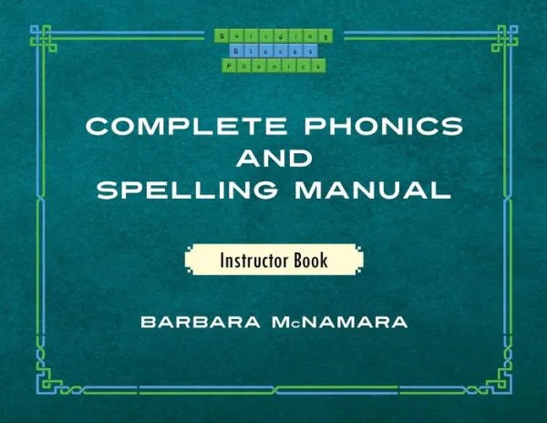 Cover of phonics manual instructor book
